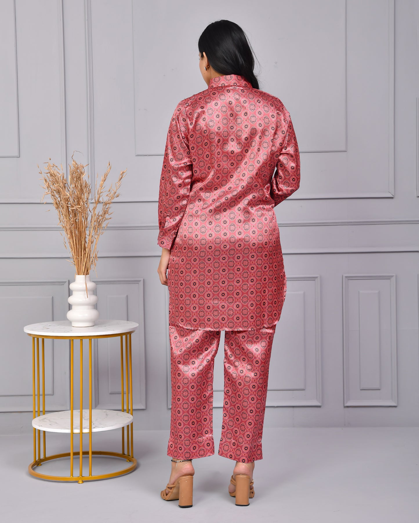 Ajrakh Autumn Coord Set