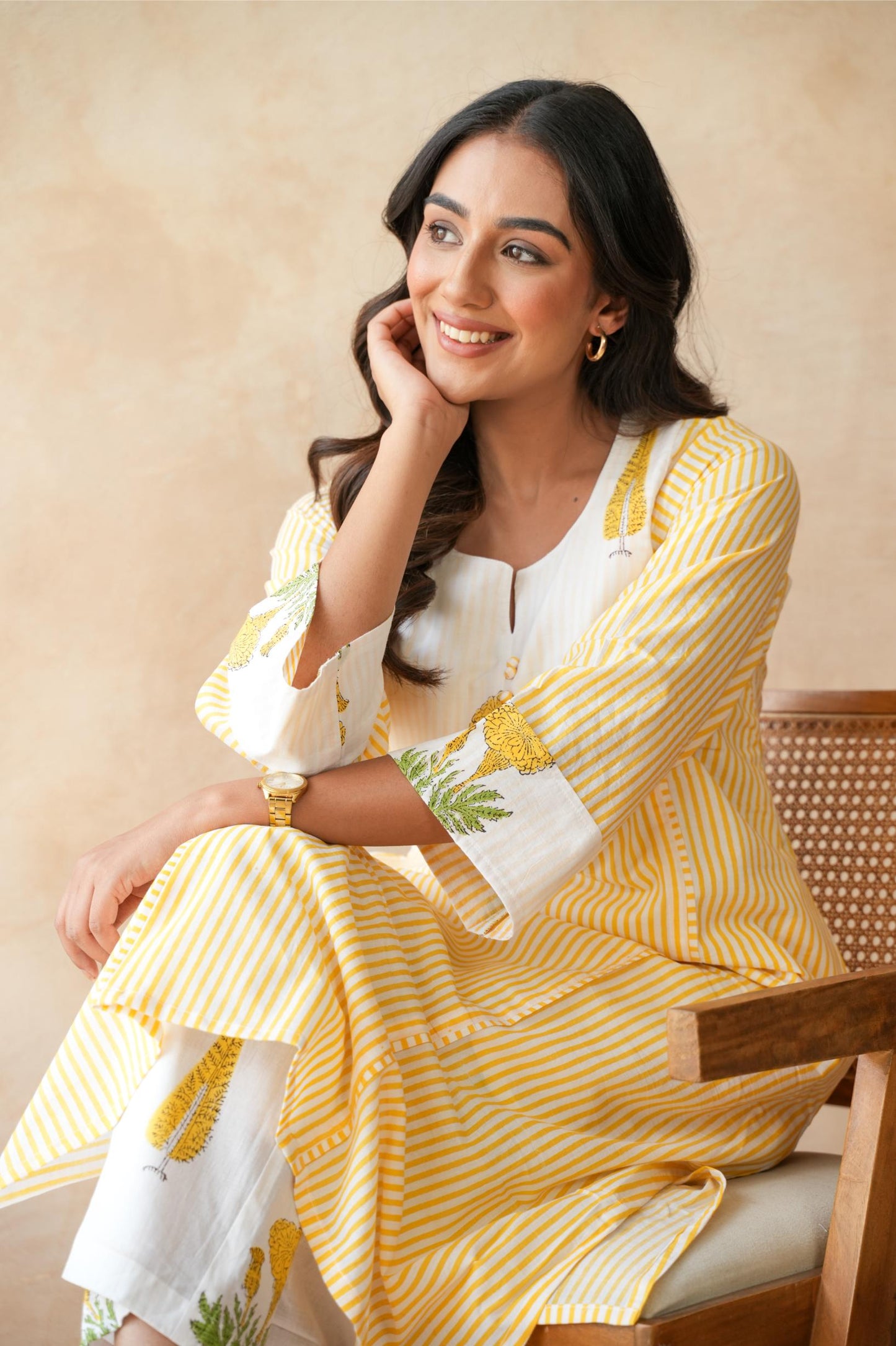 Kanak Yellow Kurta Set