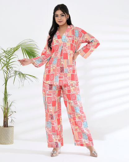 Pink Patchwork Set