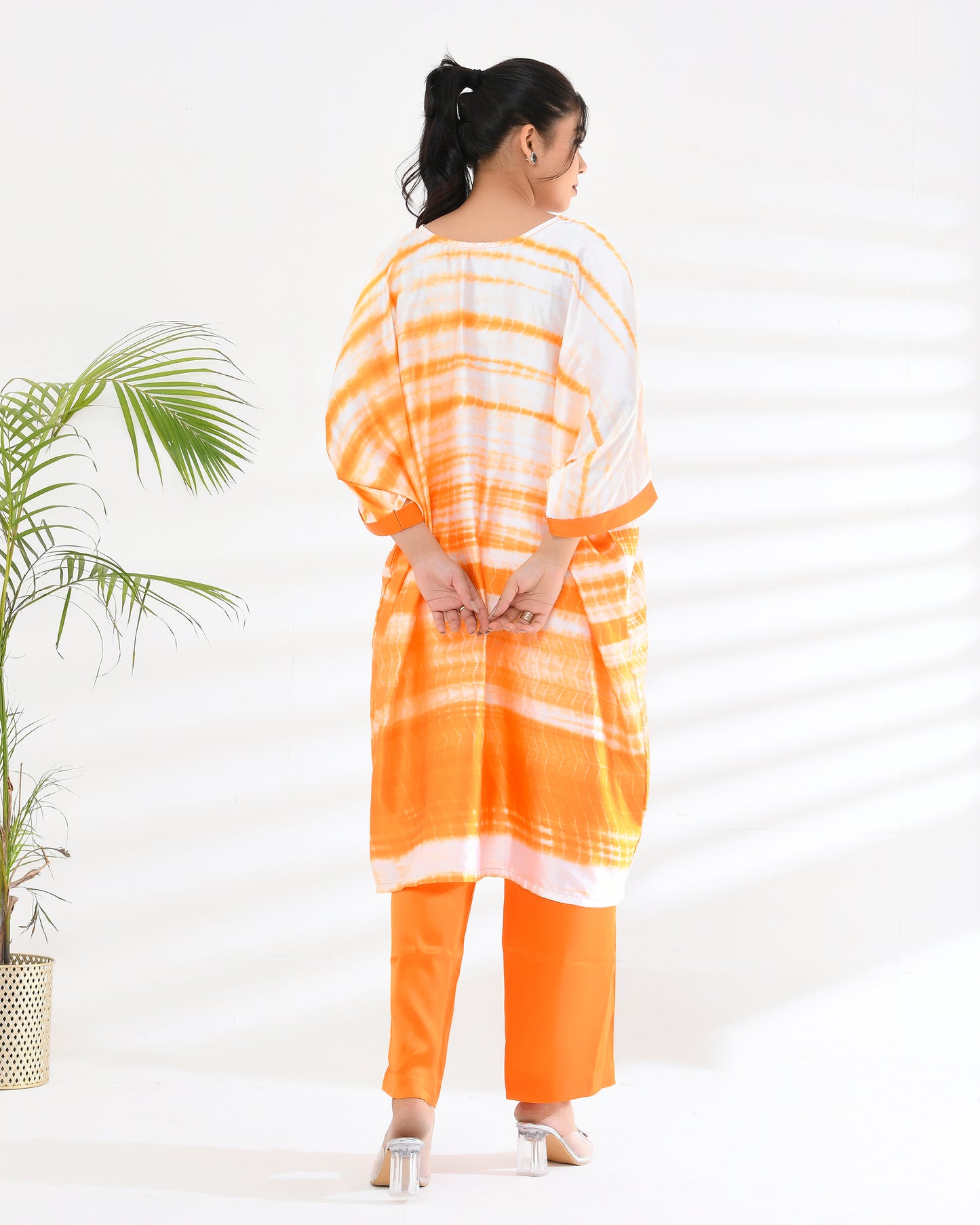 Tangerine Kaftan Set