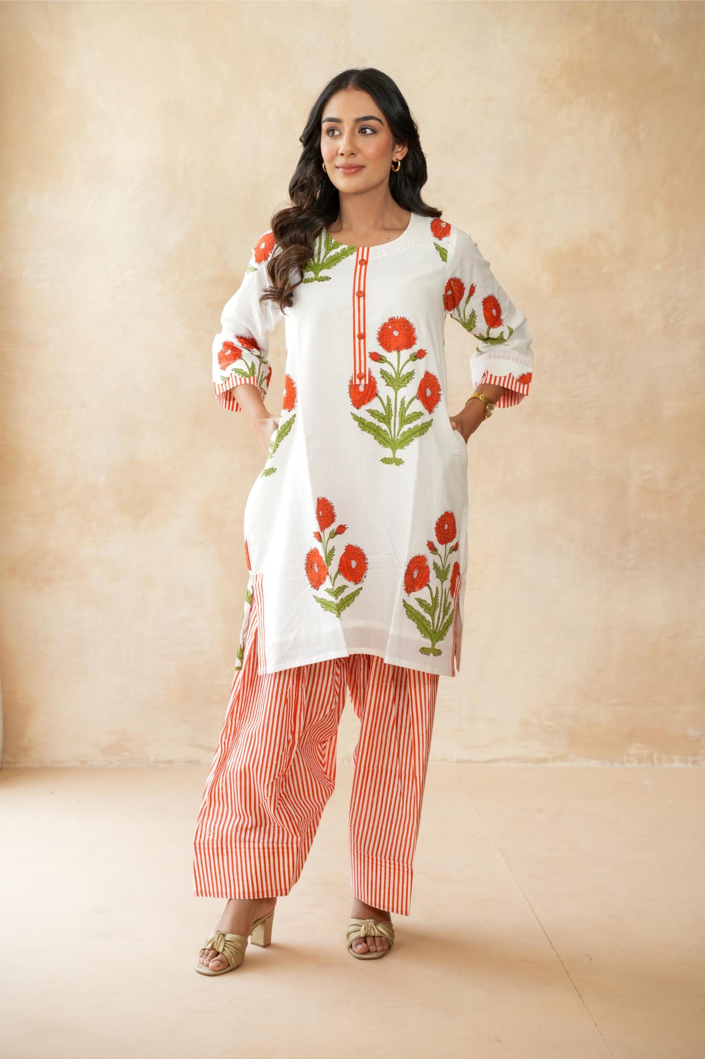 Naarangi Farshi Kurta Set