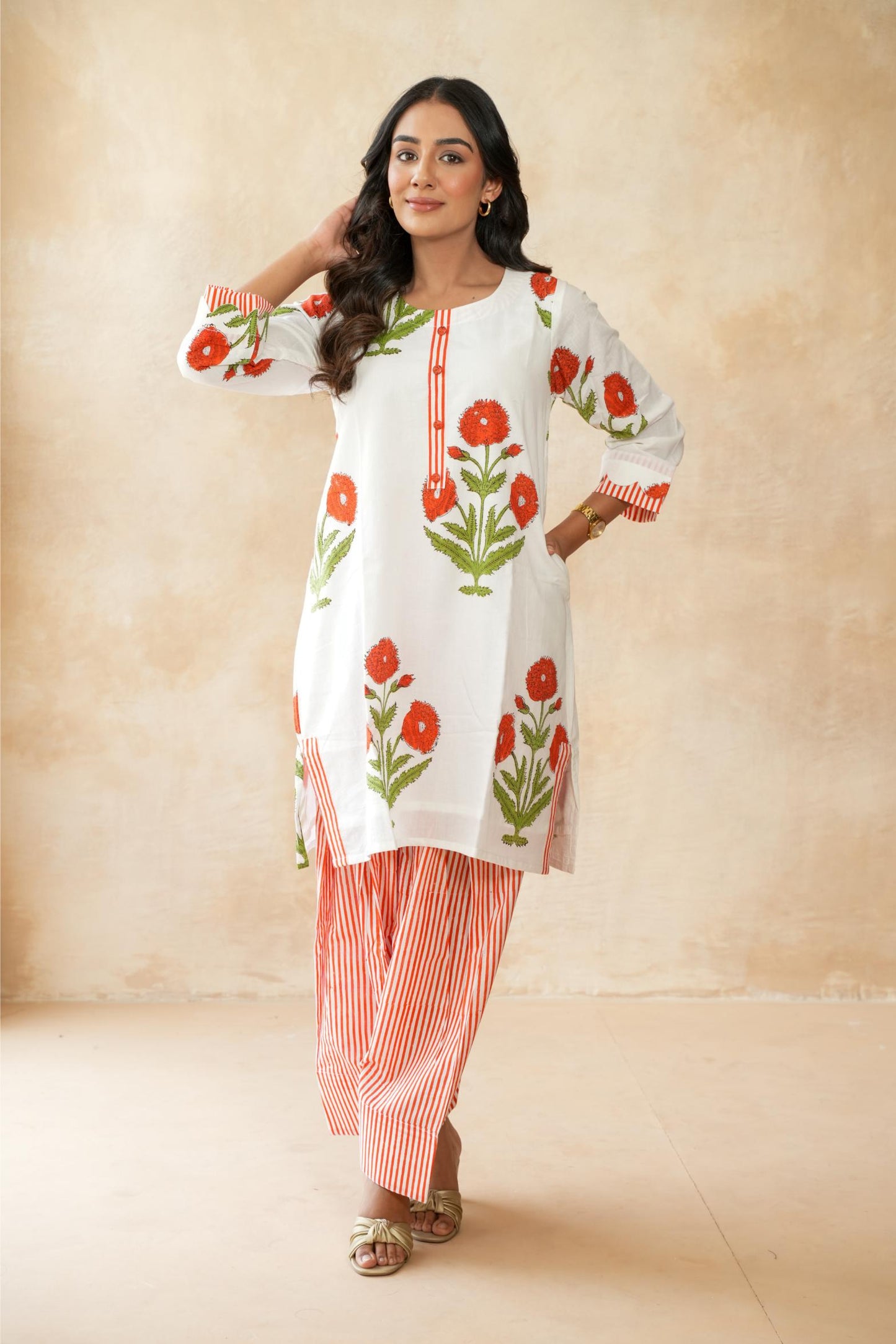 Naarangi Farshi Kurta Set