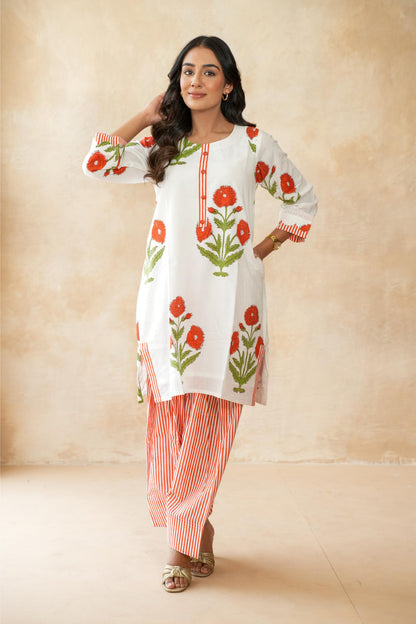 Naarangi Farshi Kurta Set