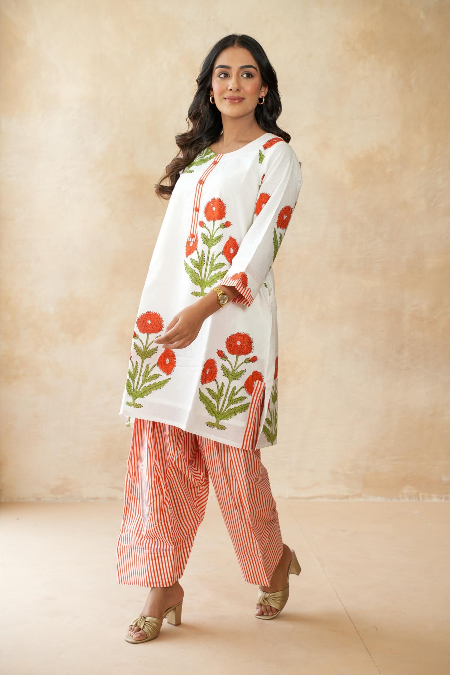 Naarangi Farshi Kurta Set