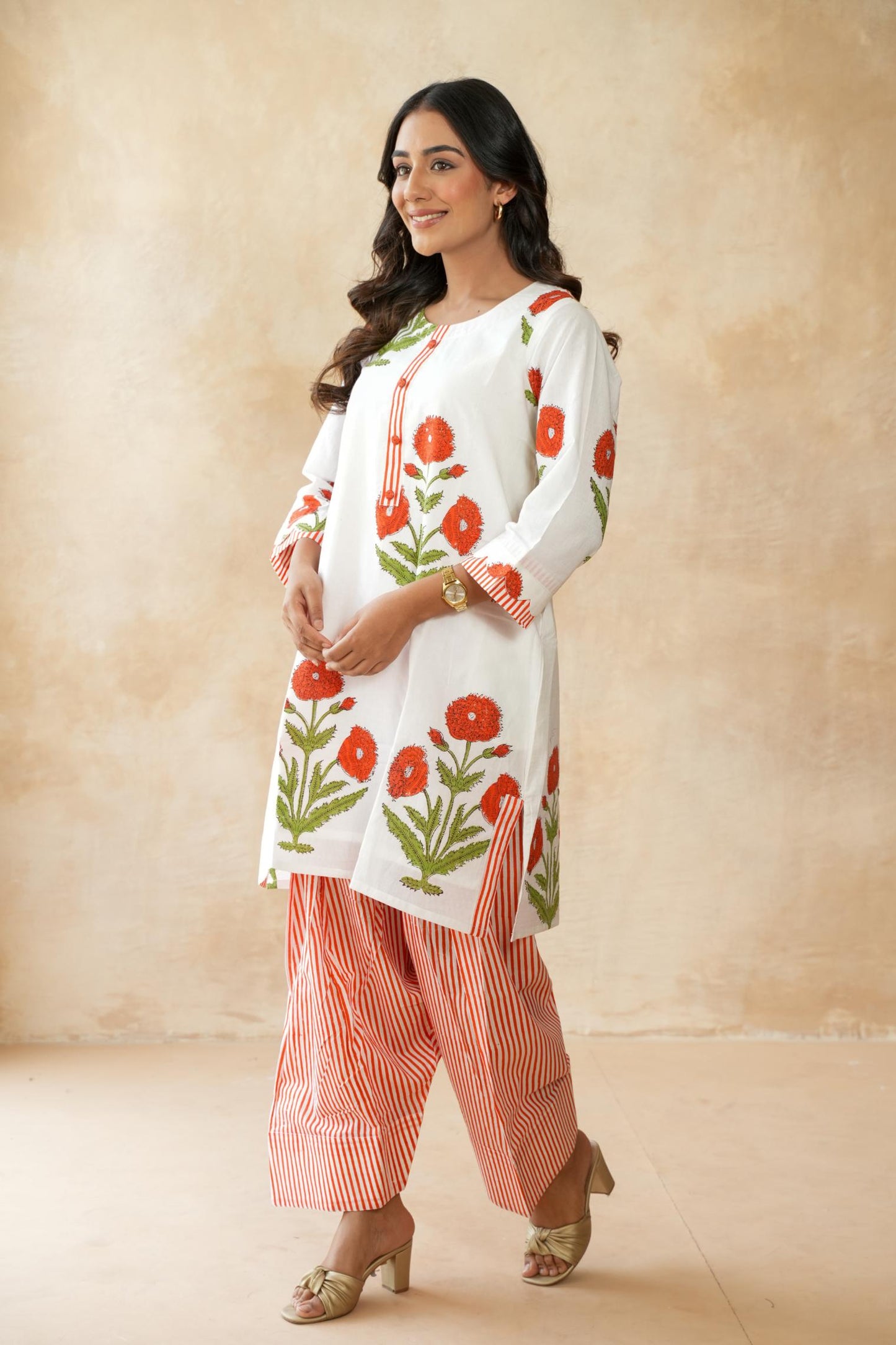 Naarangi Farshi Kurta Set