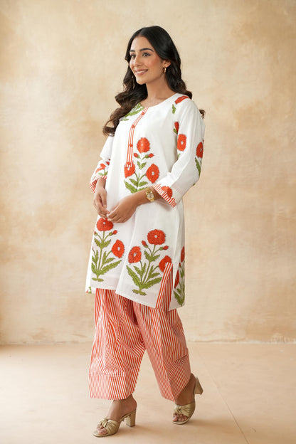 Naarangi Farshi Kurta Set