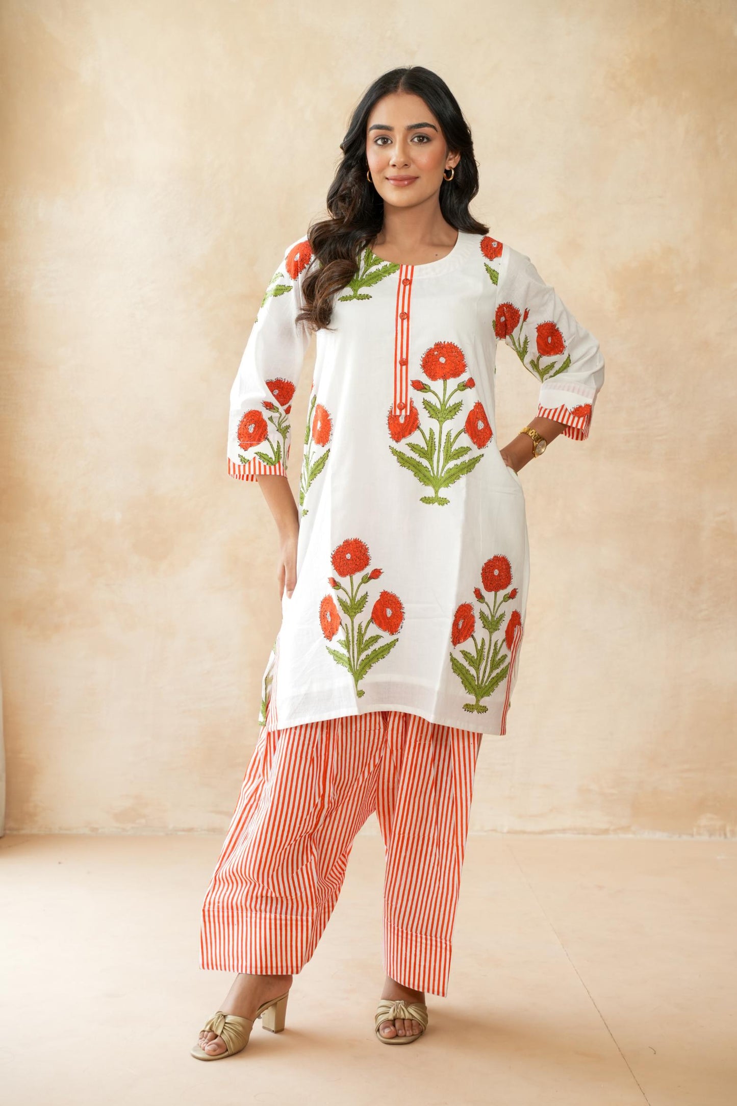 Naarangi Farshi Kurta Set