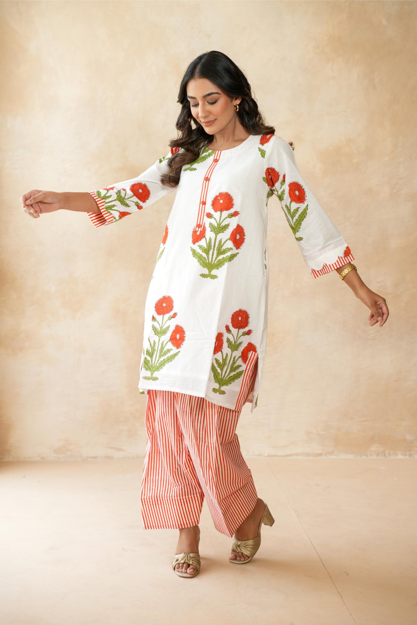 Naarangi Farshi Kurta Set