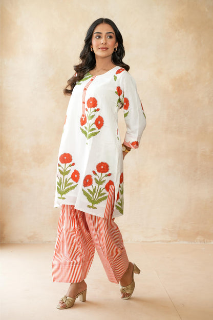 Naarangi Farshi Kurta Set