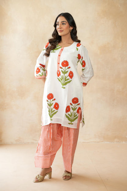 Naarangi Farshi Kurta Set