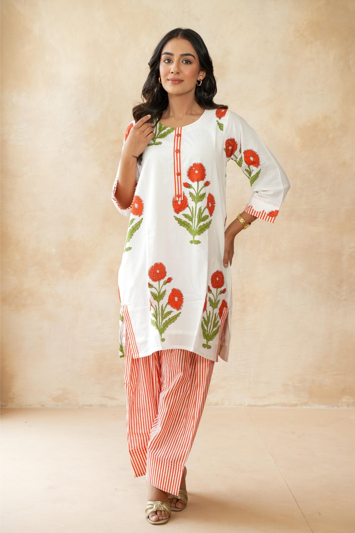 Naarangi Farshi Kurta Set