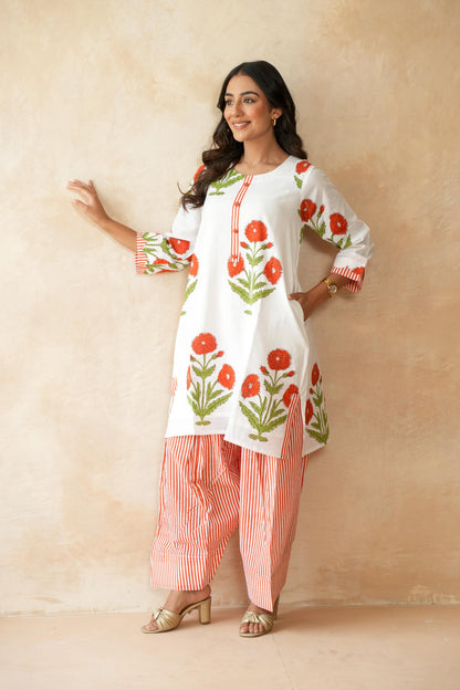 Naarangi Farshi Kurta Set