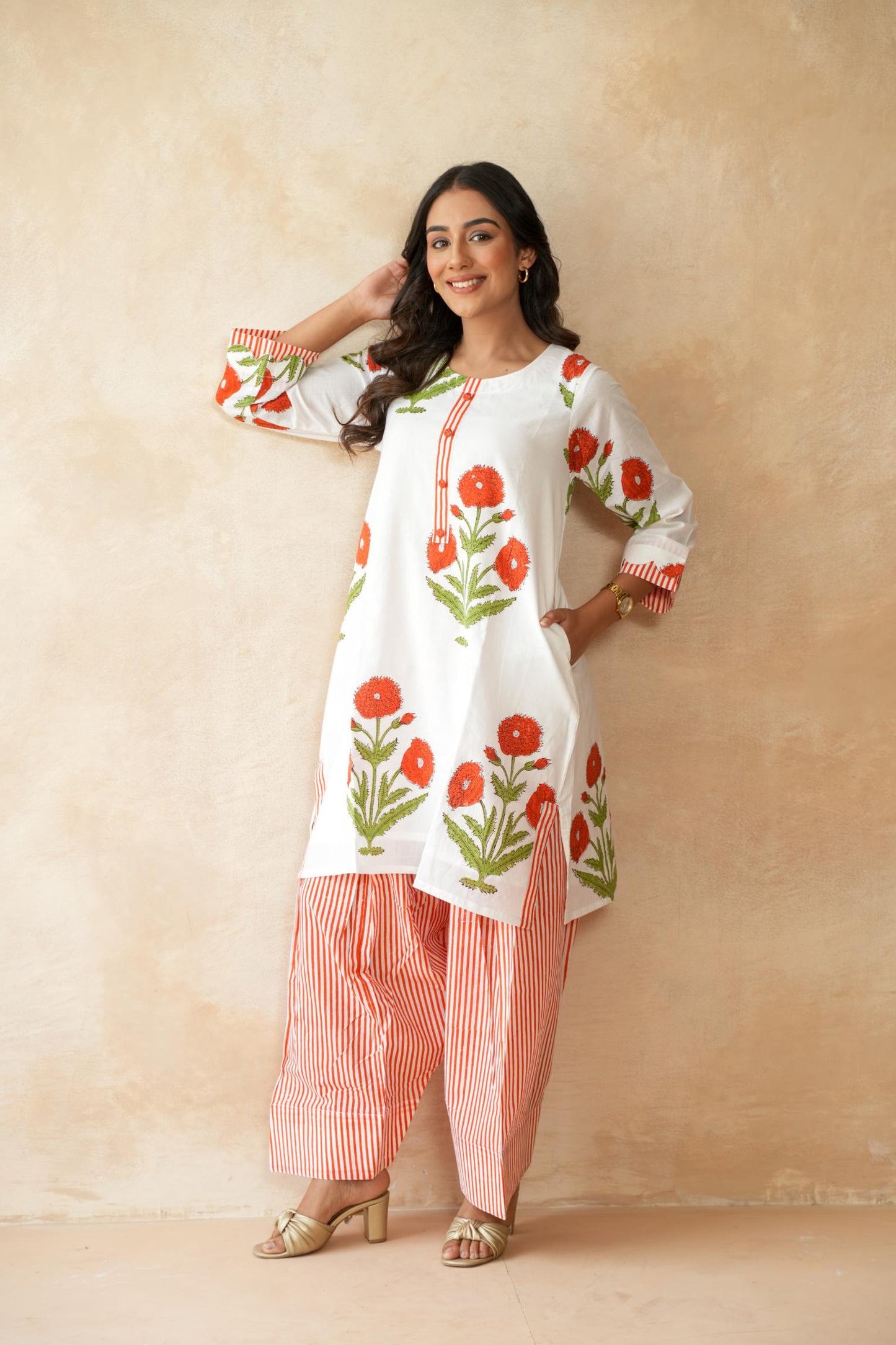 Naarangi Farshi Kurta Set