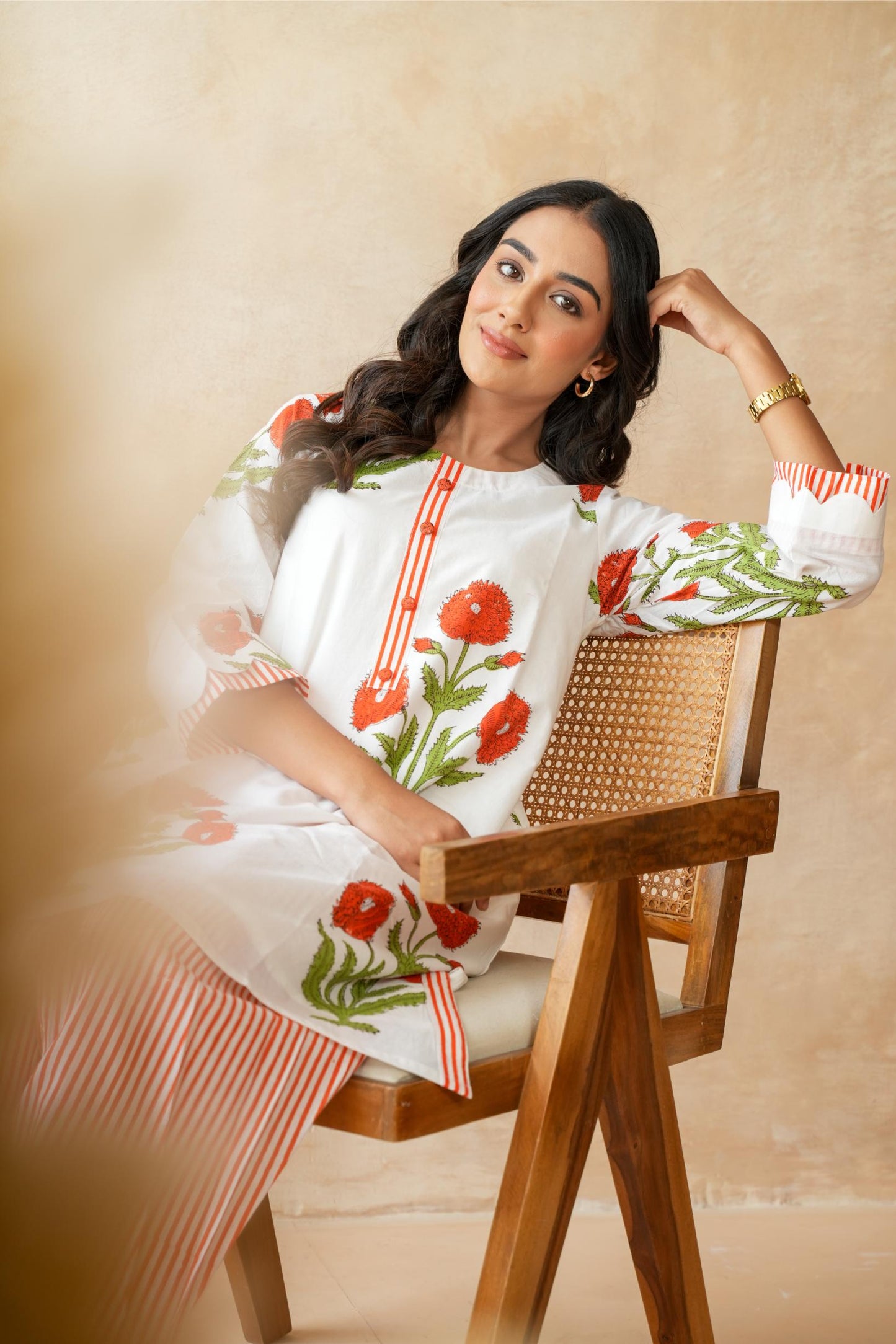 Naarangi Farshi Kurta Set