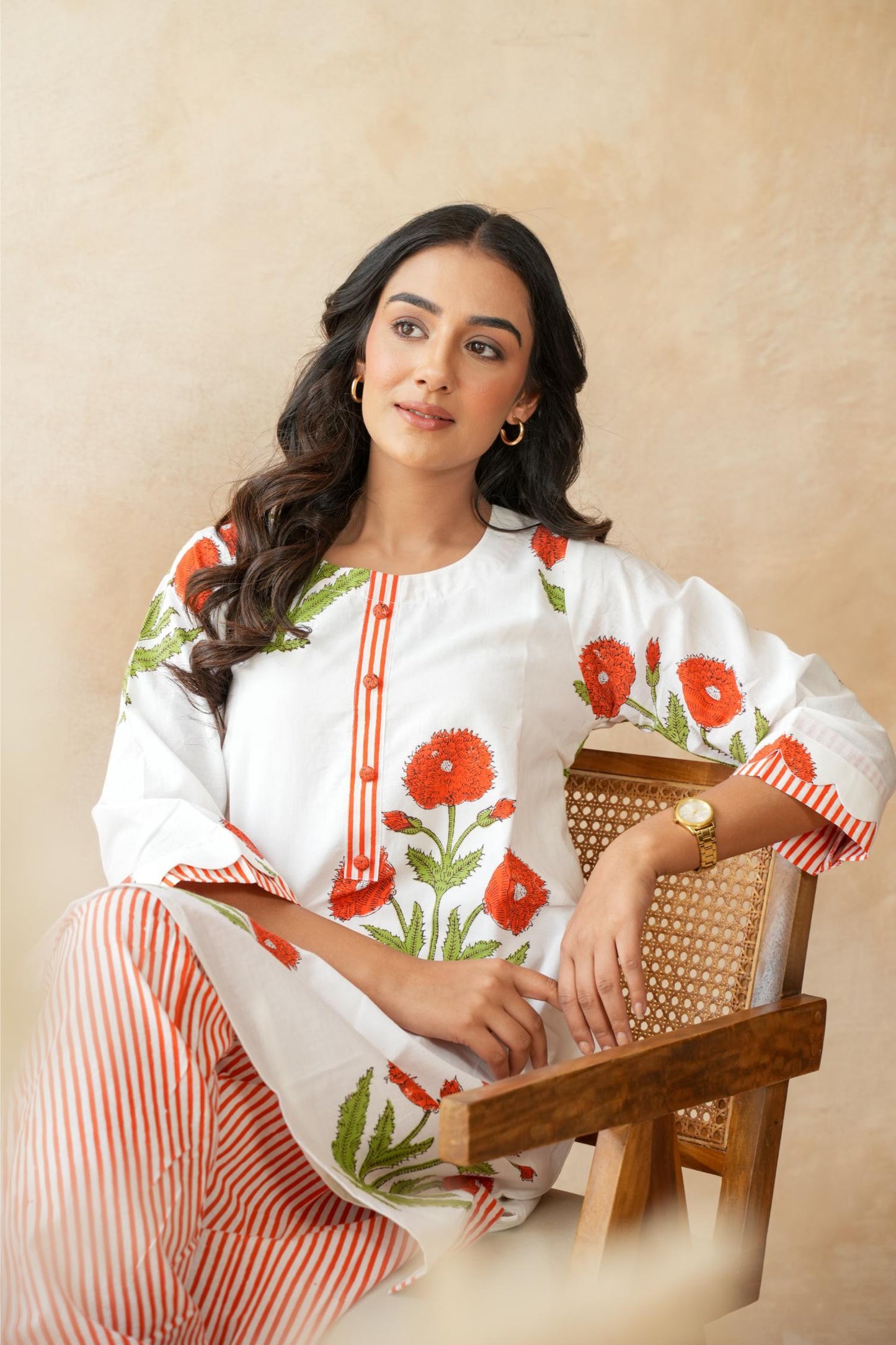 Naarangi Farshi Kurta Set