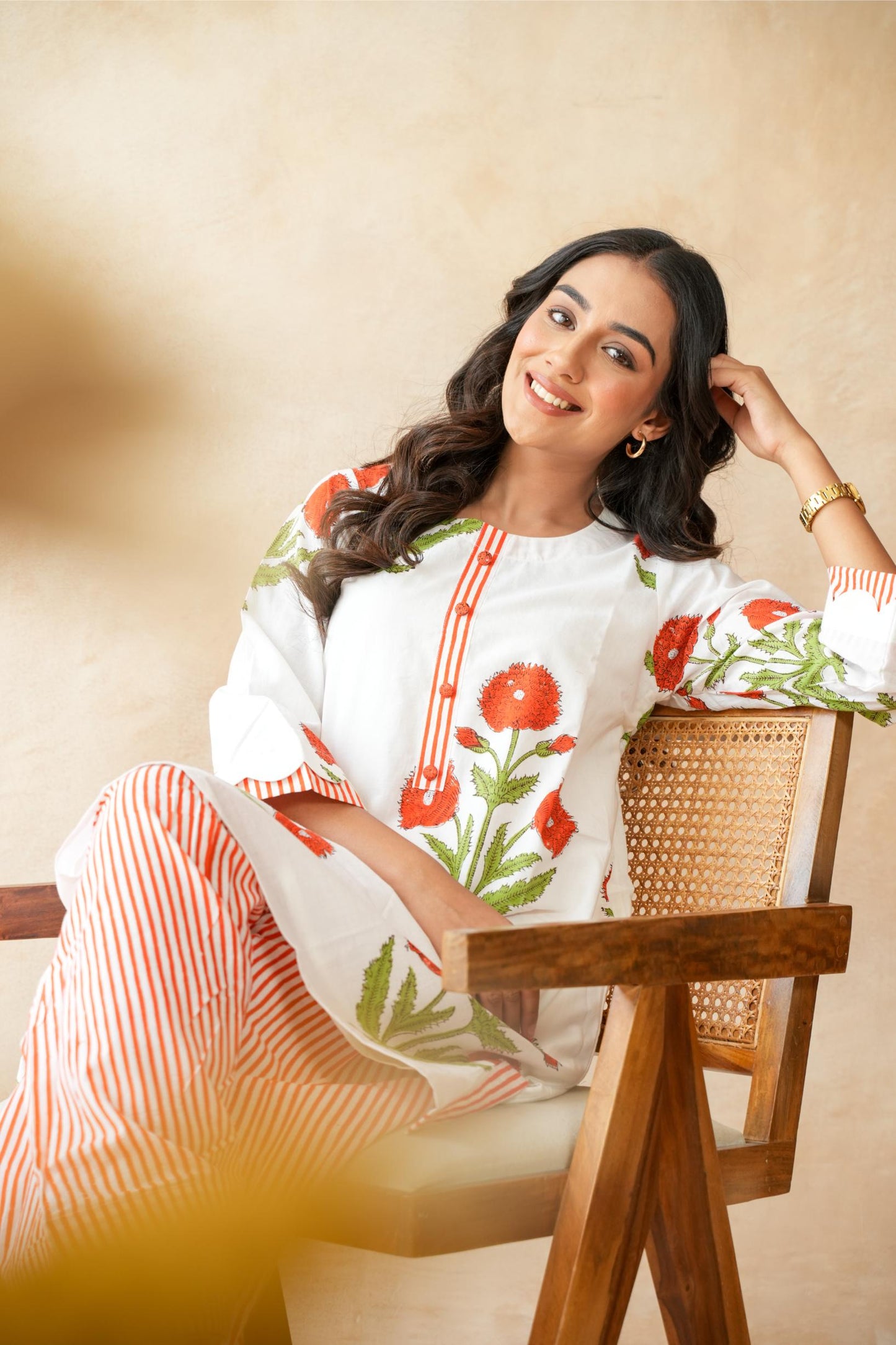 Naarangi Farshi Kurta Set