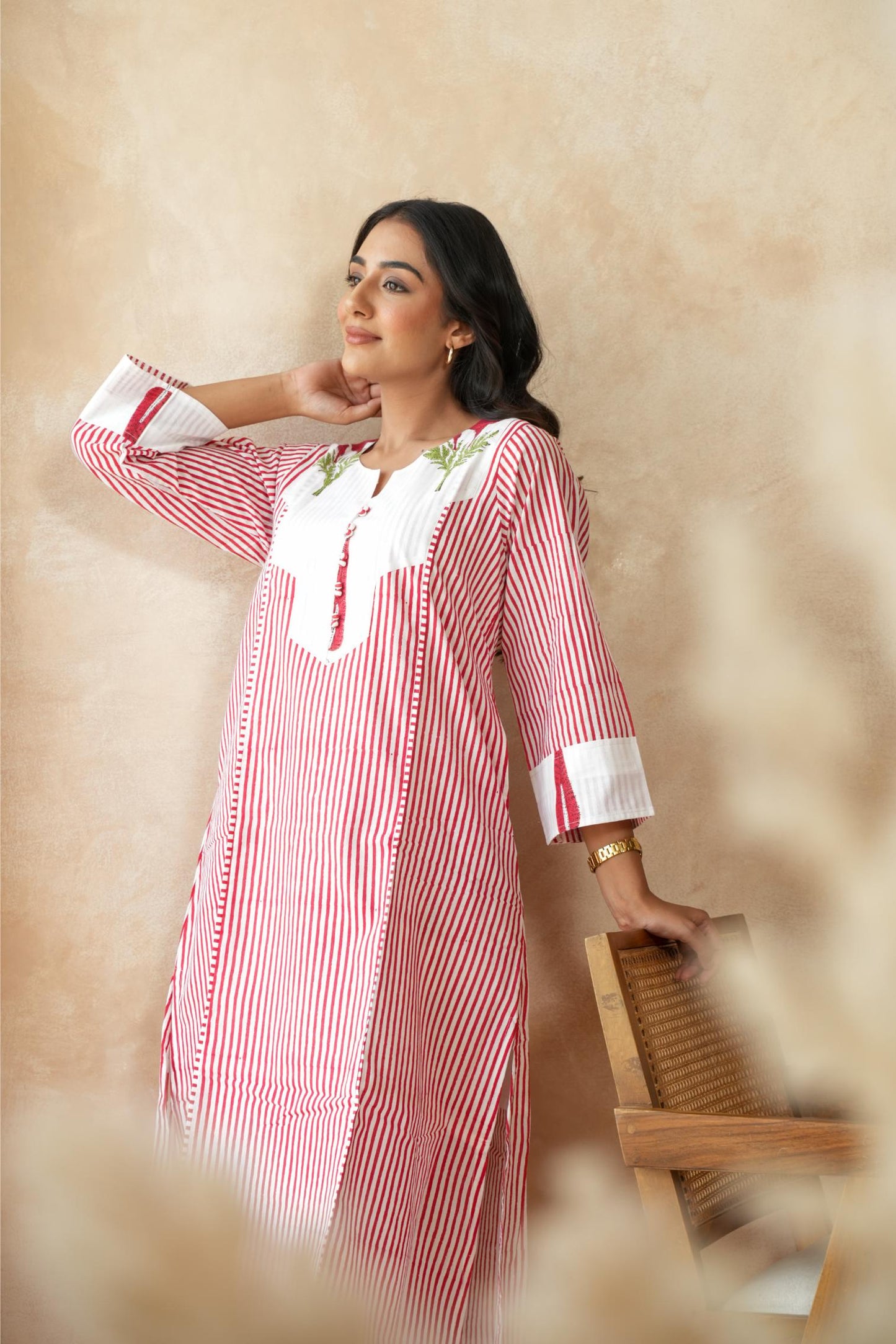 Kumkum Red Kurta Set