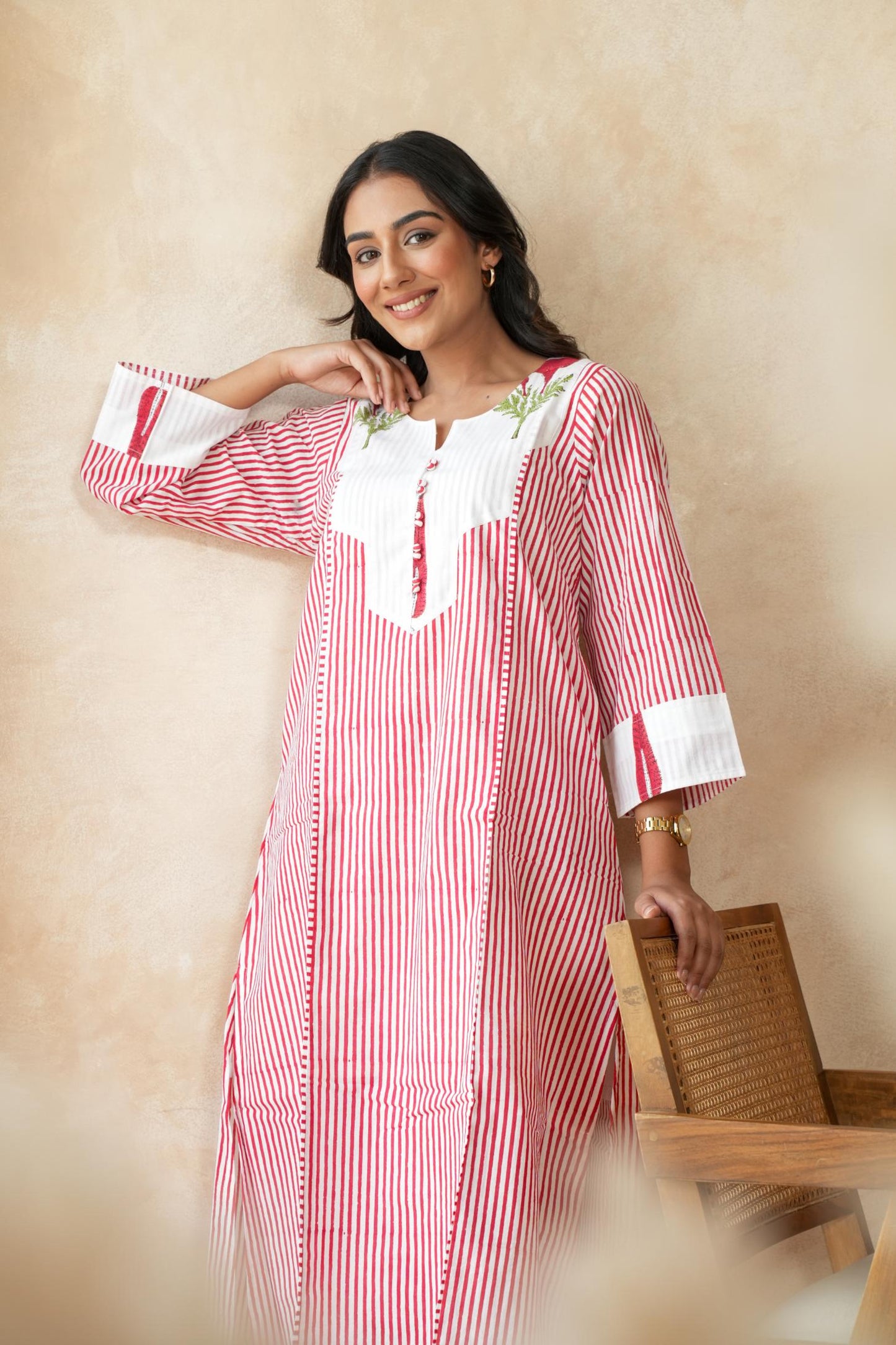 Kumkum Red Kurta Set