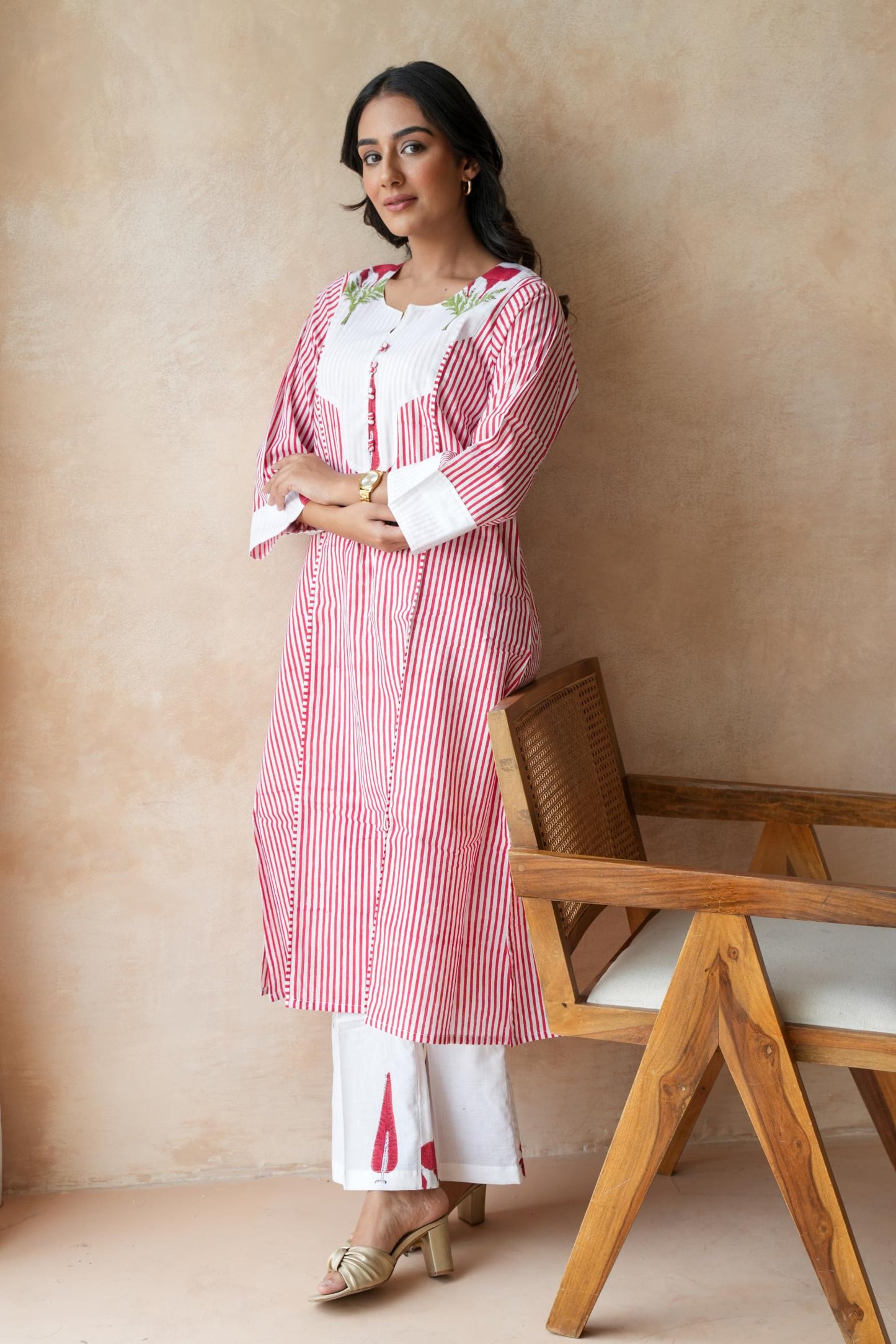 Kumkum Red Kurta Set