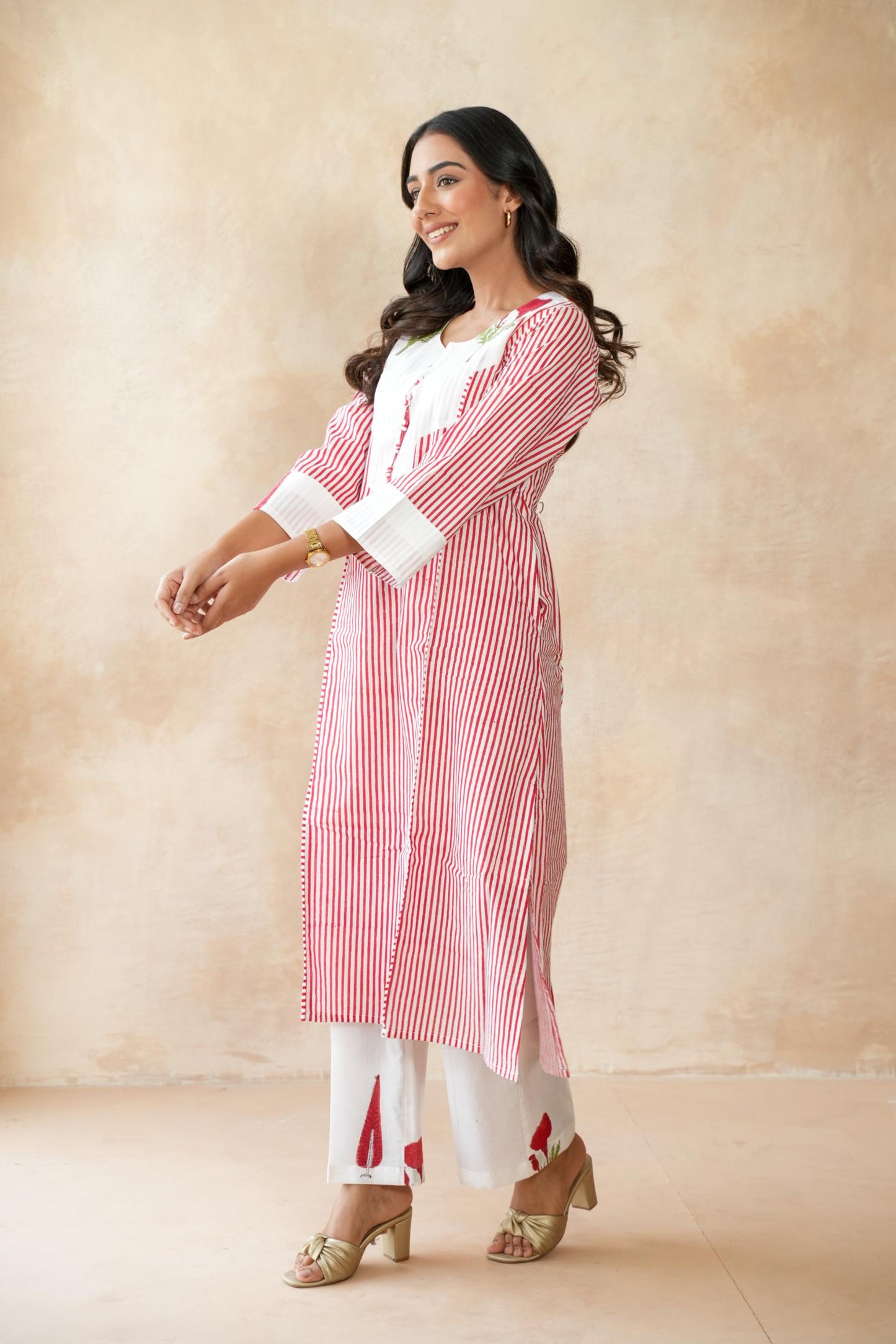 Kumkum Red Kurta Set