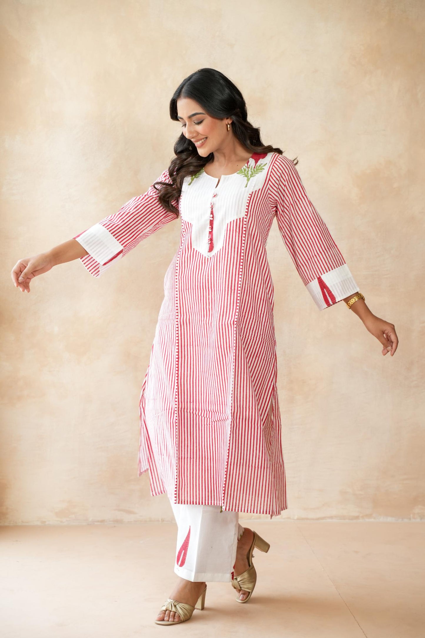 Kumkum Red Kurta Set