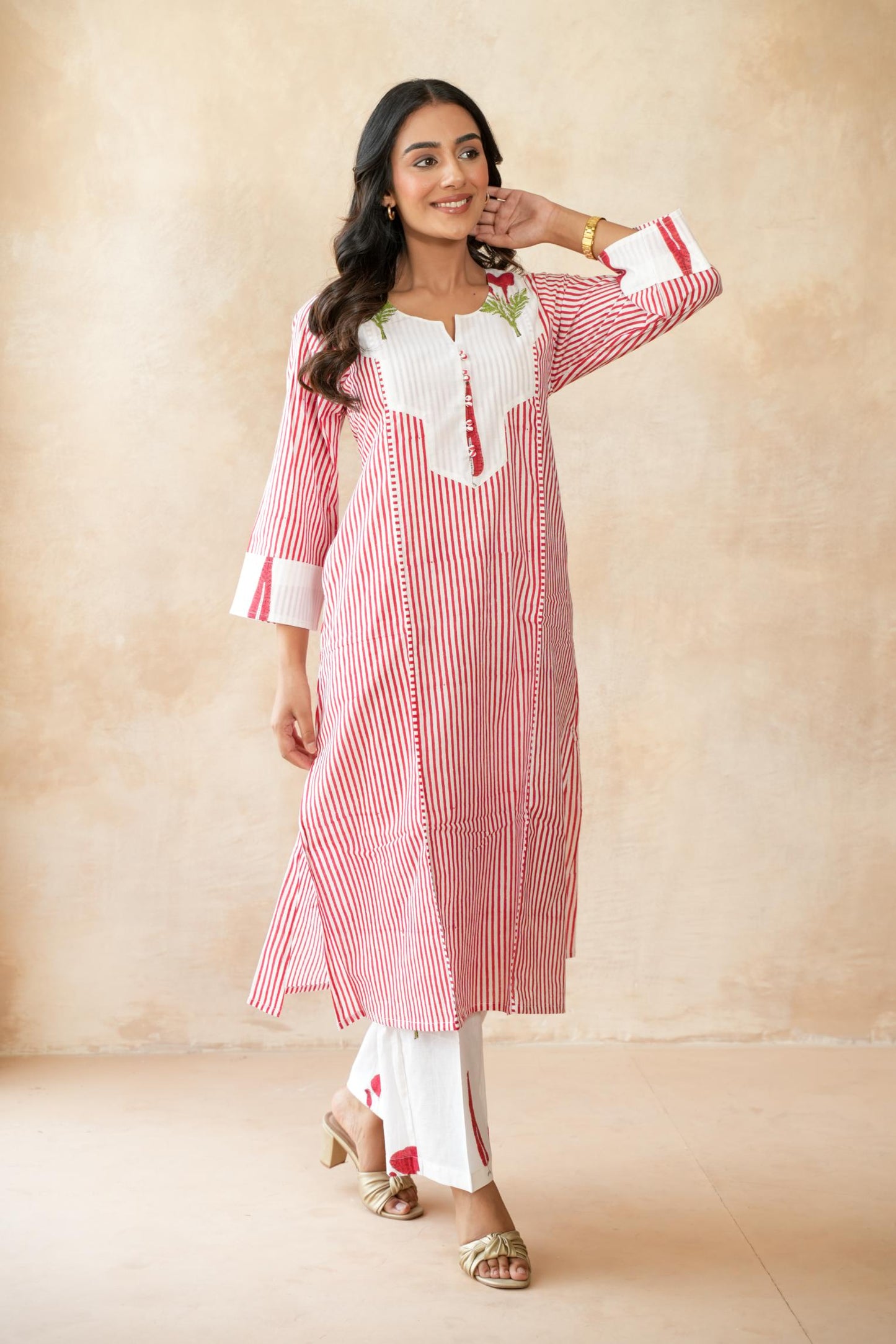 Kumkum Red Kurta Set