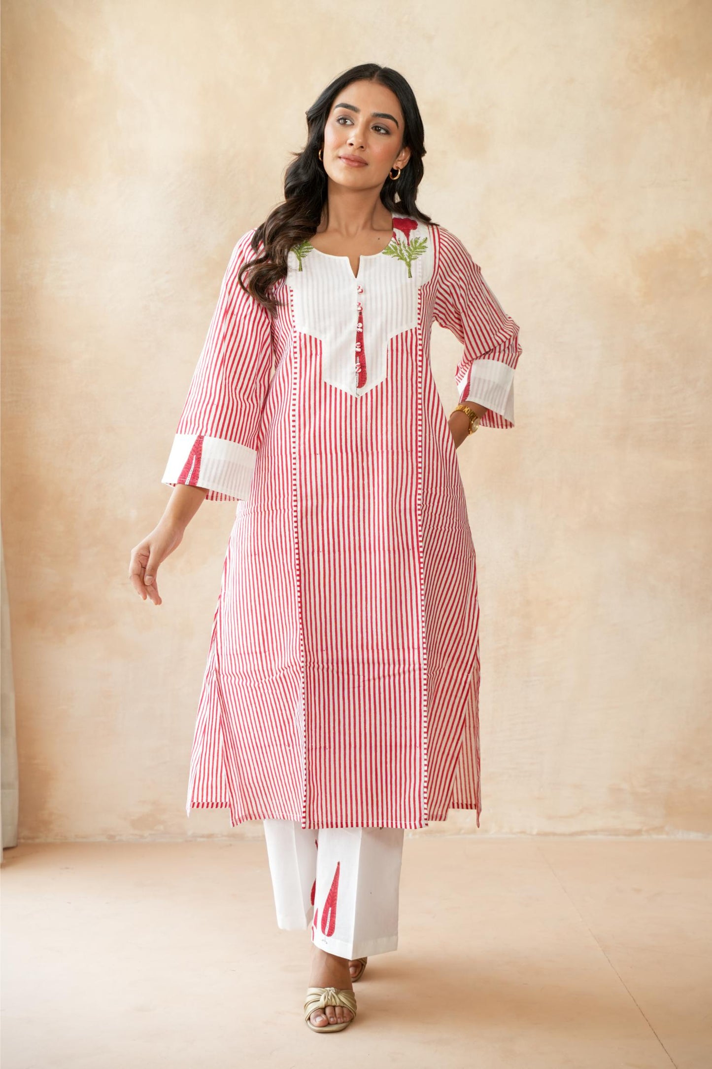 Kumkum Red Kurta Set