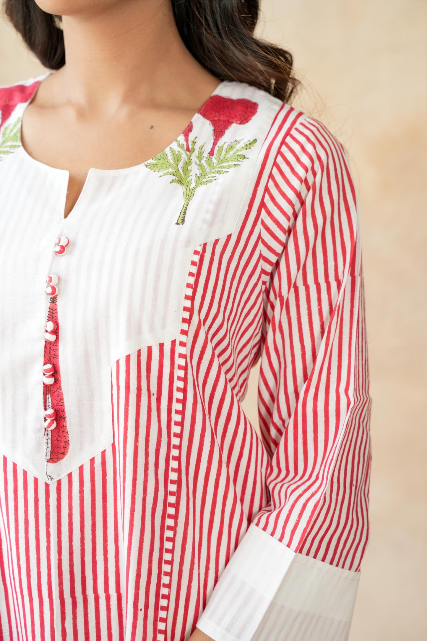 Kumkum Red Kurta Set