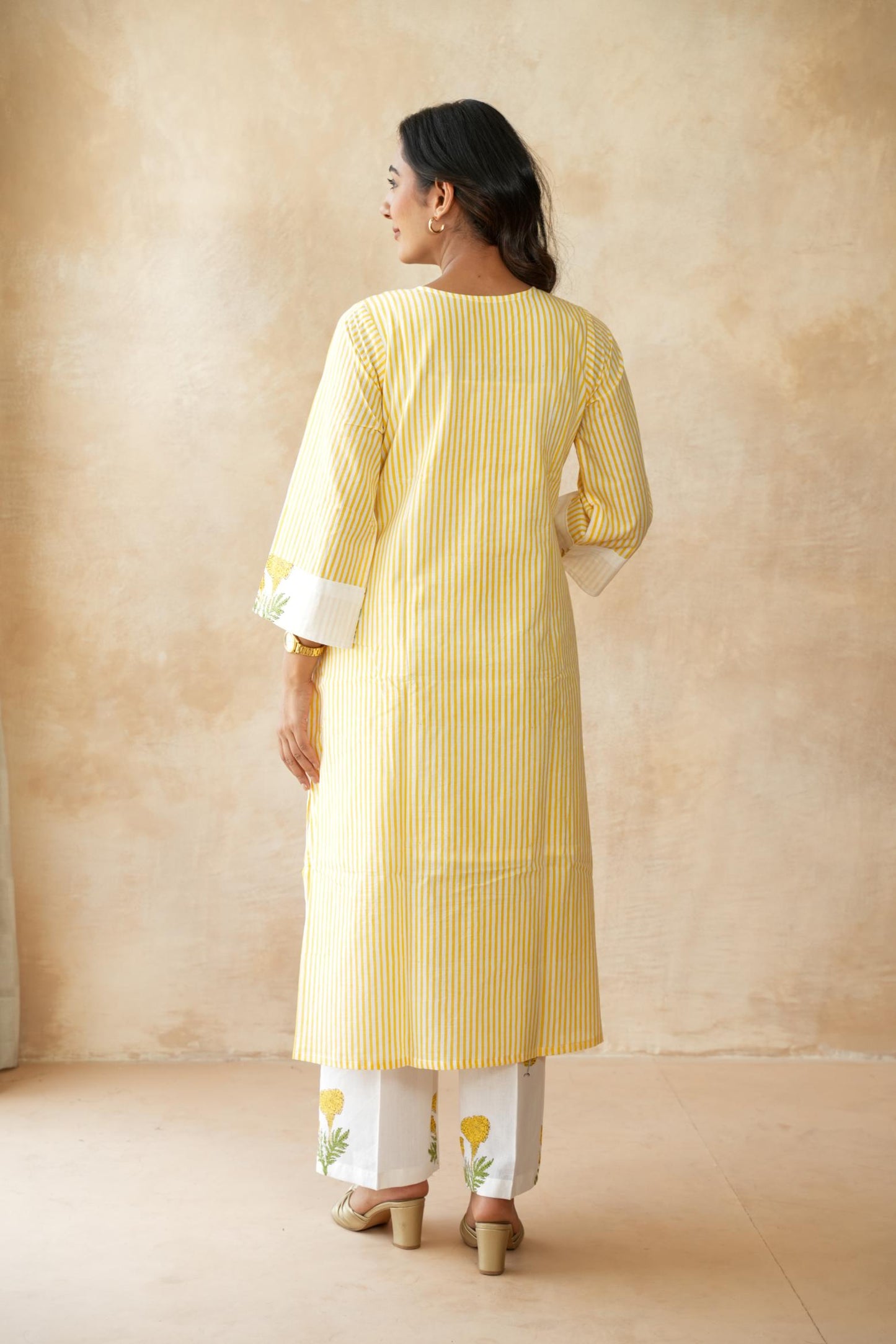 Kanak Yellow Kurta Set