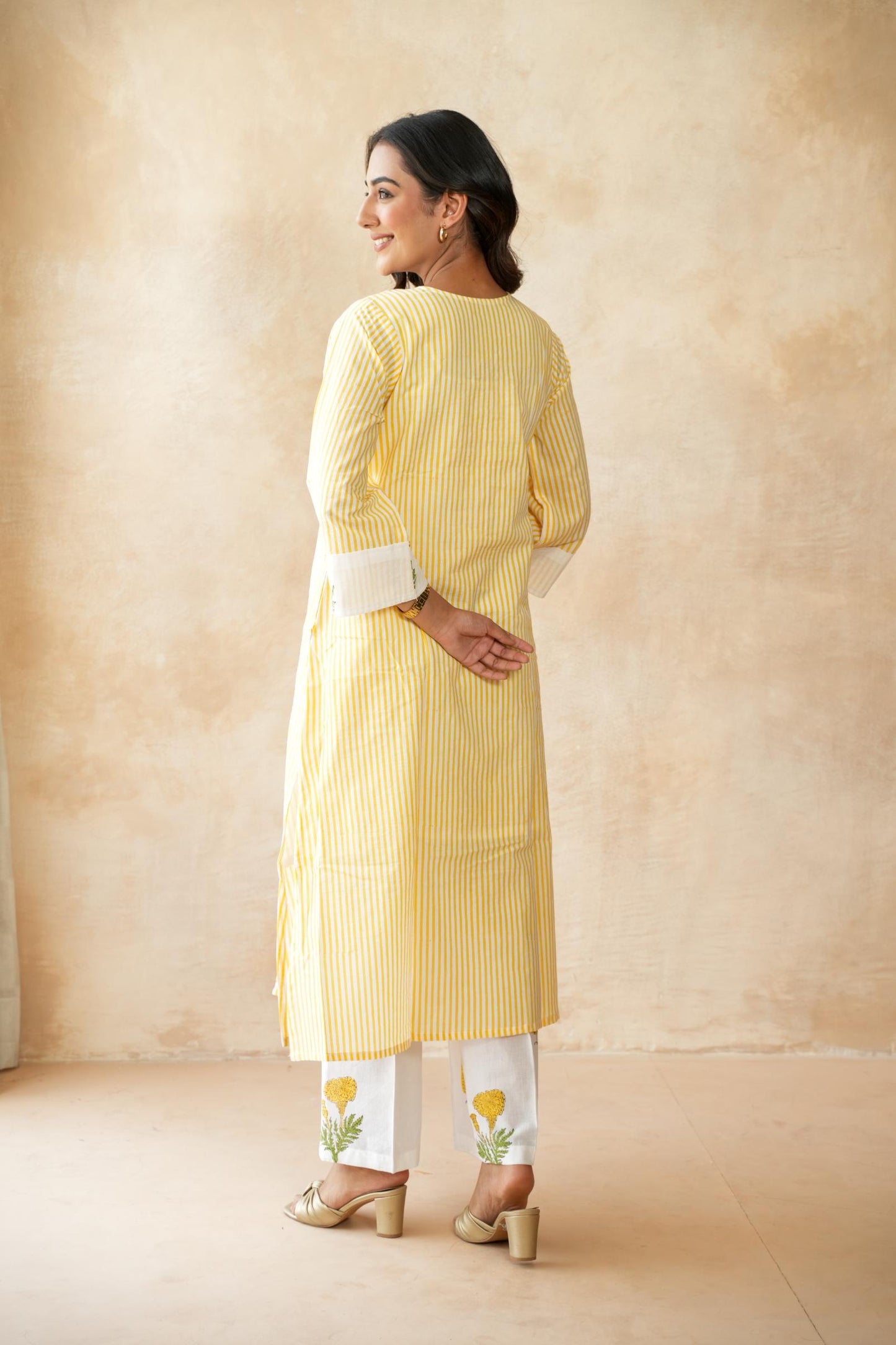 Kanak Yellow Kurta Set