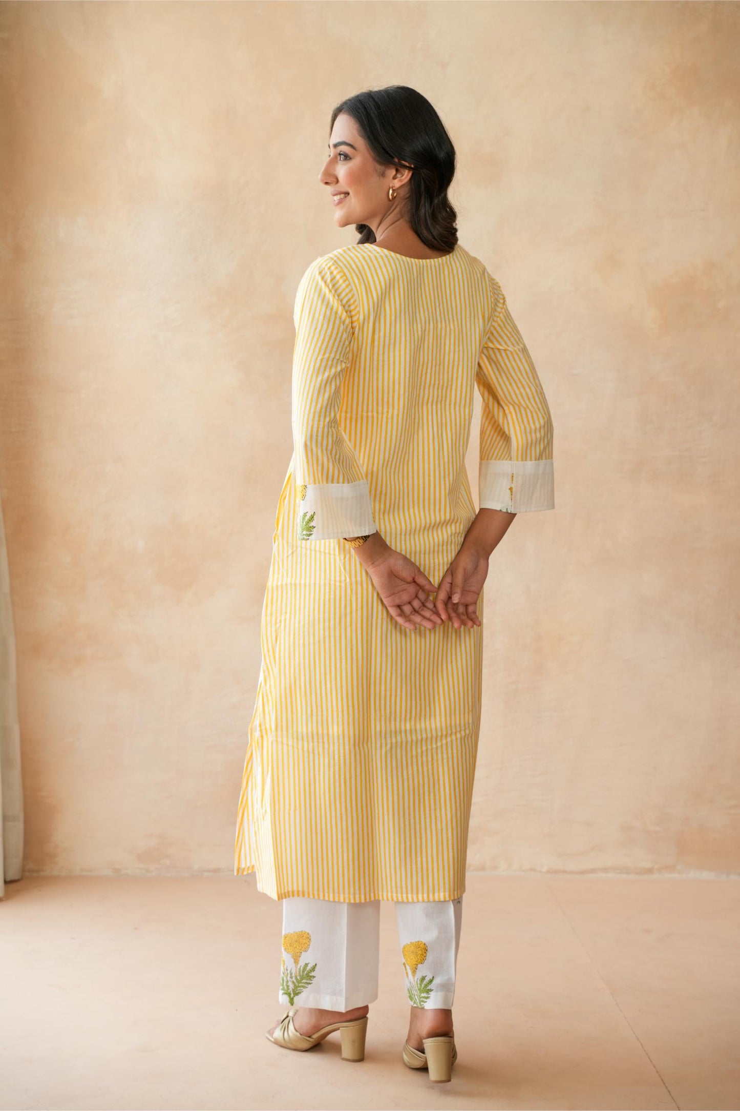 Kanak Yellow Kurta Set