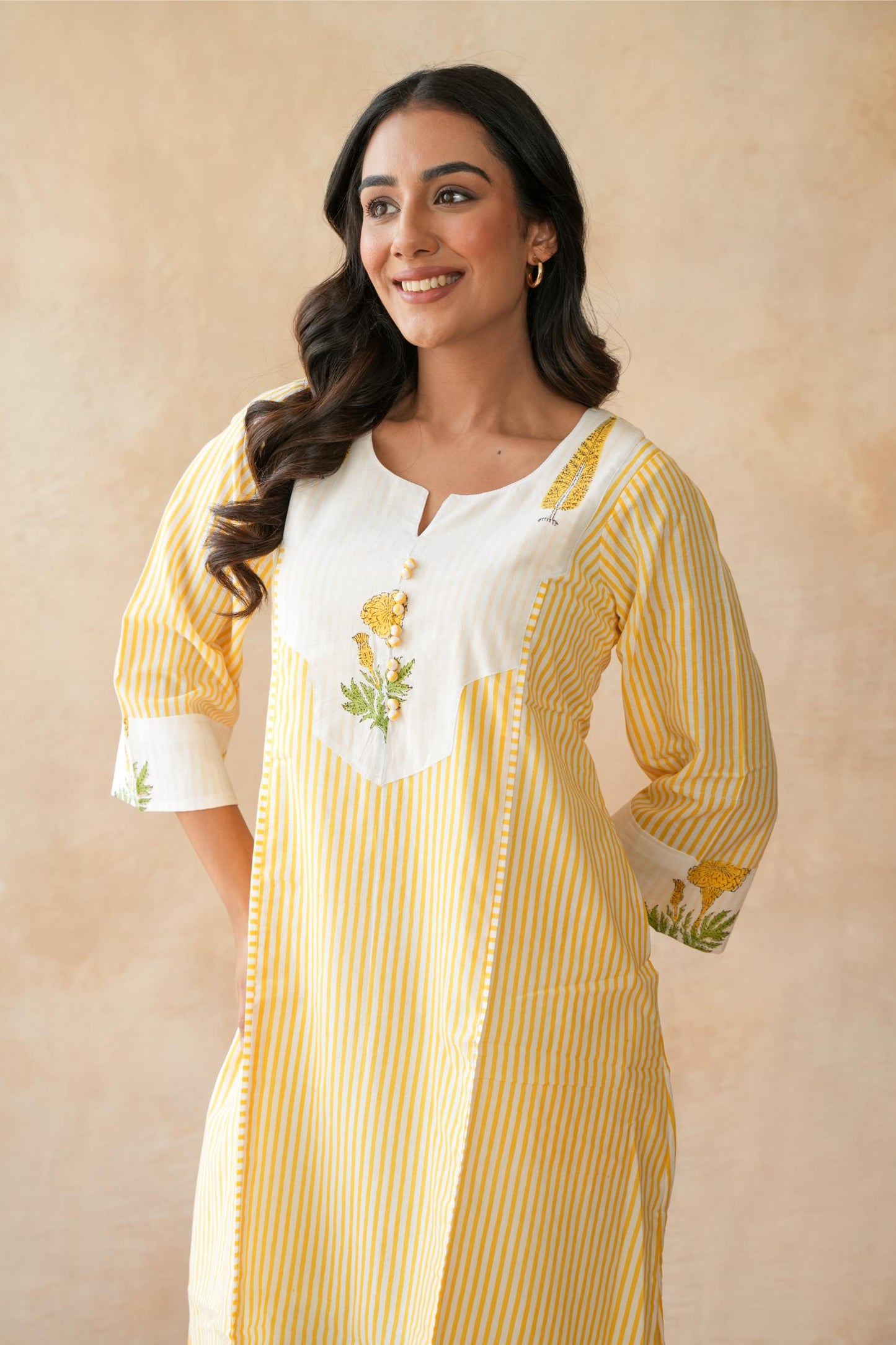 Kanak Yellow Kurta Set