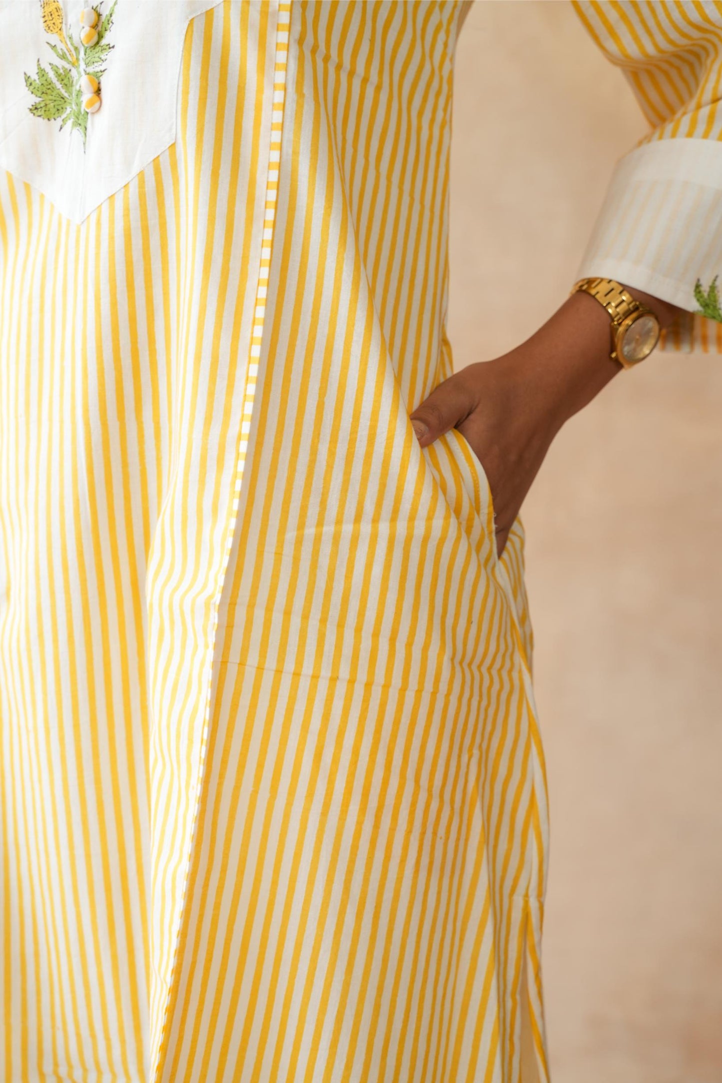 Kanak Yellow Kurta Set