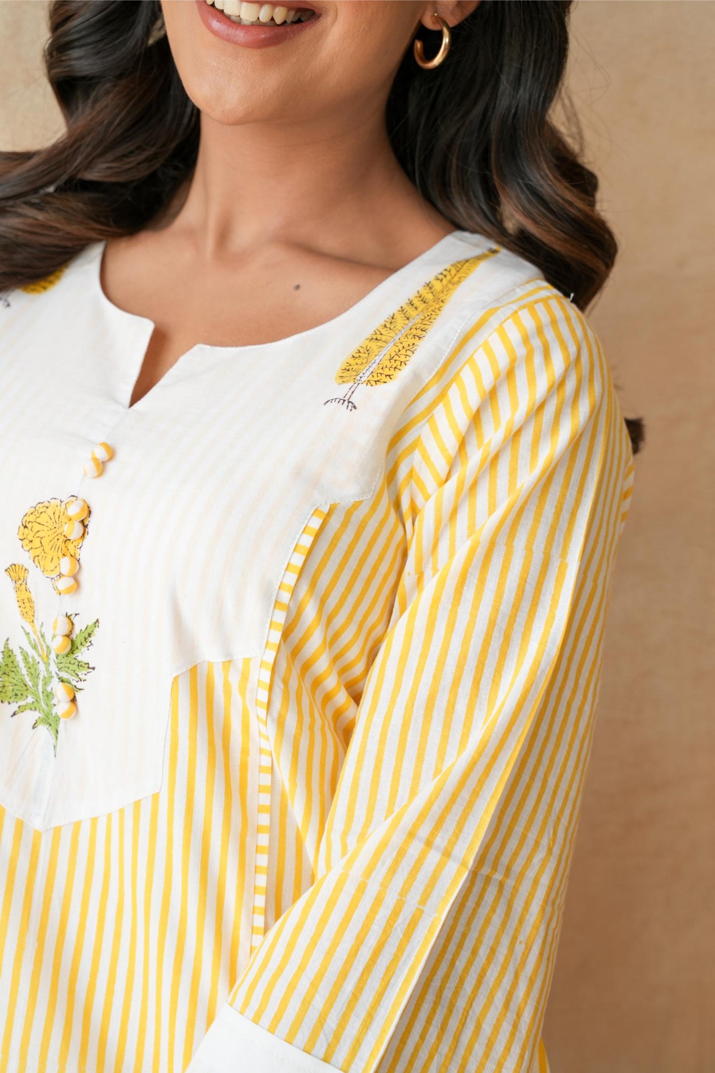 Kanak Yellow Kurta Set