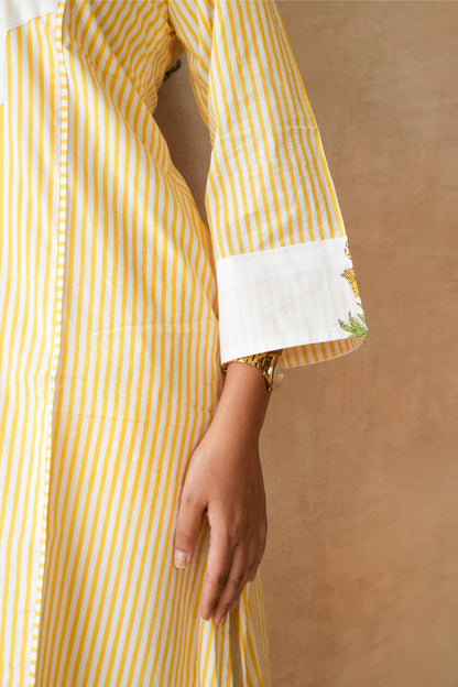 Kanak Yellow Kurta Set