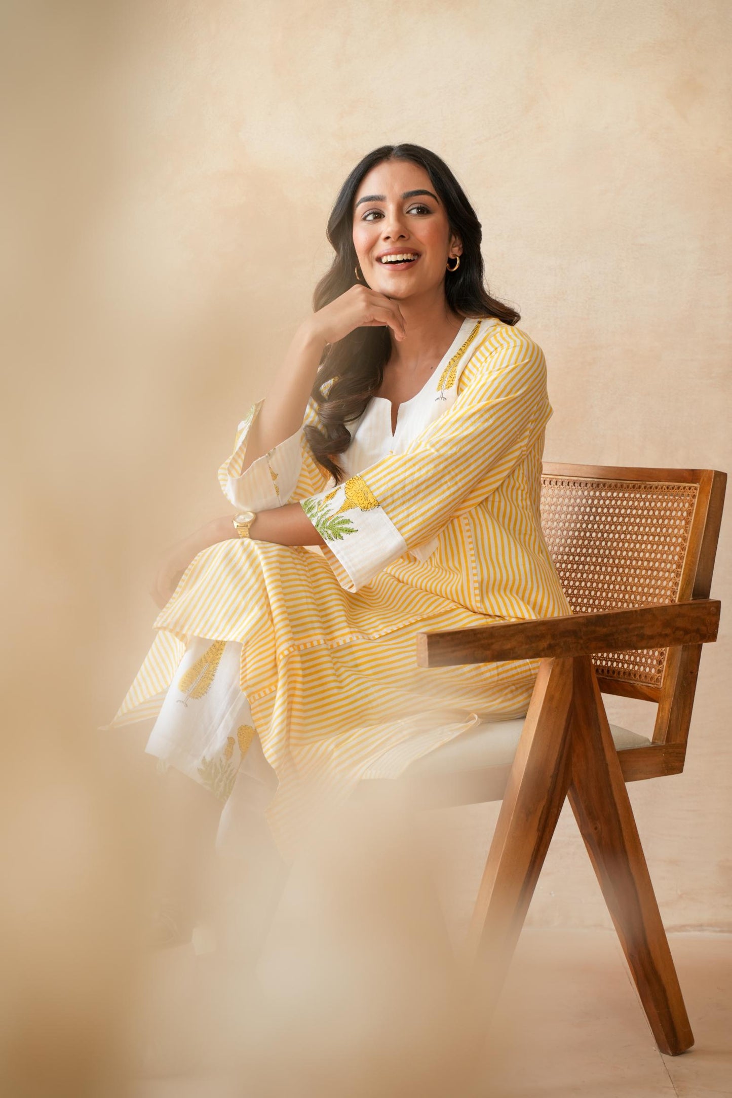 Kanak Yellow Kurta Set