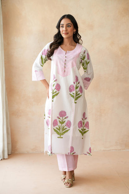 Nazneen Pink Kurta Set