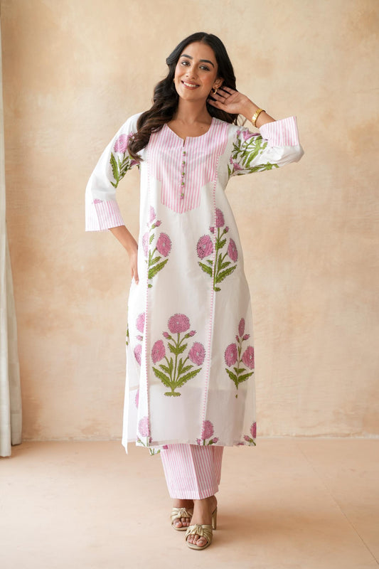 Nazneen Pink Kurta Set