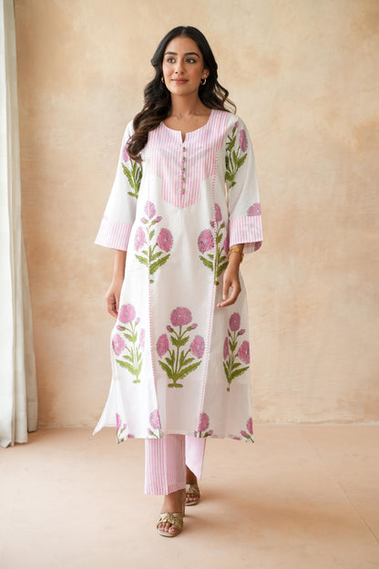 Nazneen Pink Kurta Set