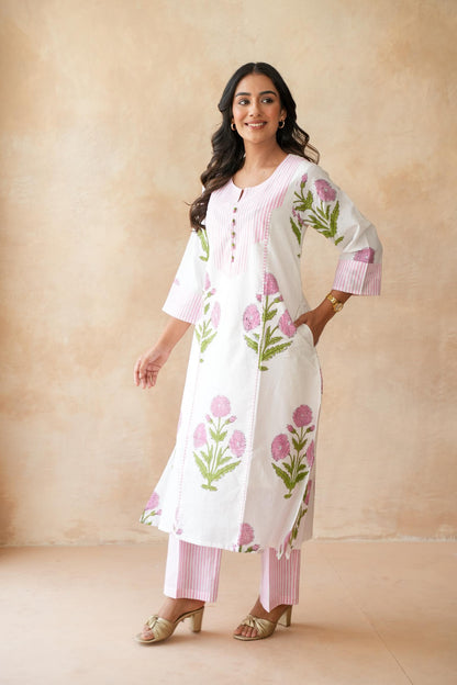 Nazneen Pink Kurta Set