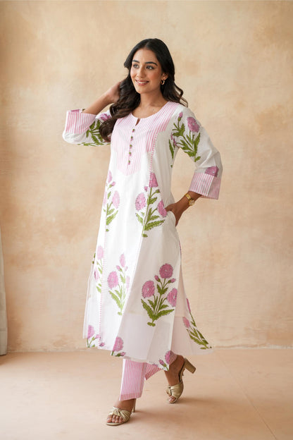 Nazneen Pink Kurta Set