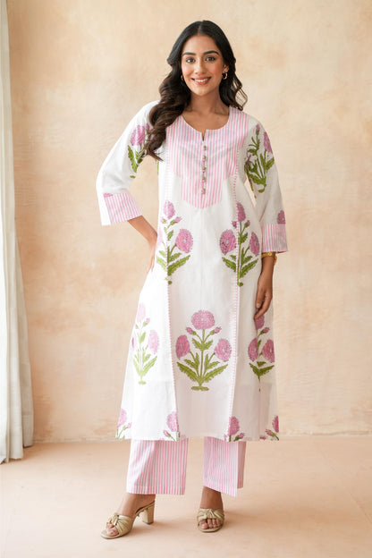 Nazneen Pink Kurta Set