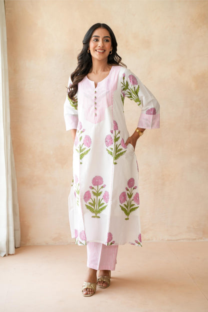 Nazneen Pink Kurta Set
