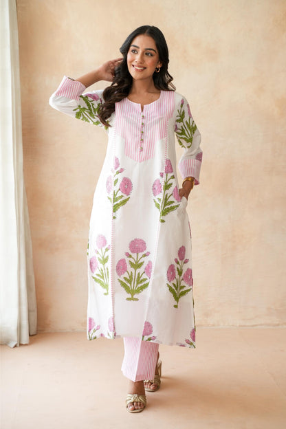Nazneen Pink Kurta Set