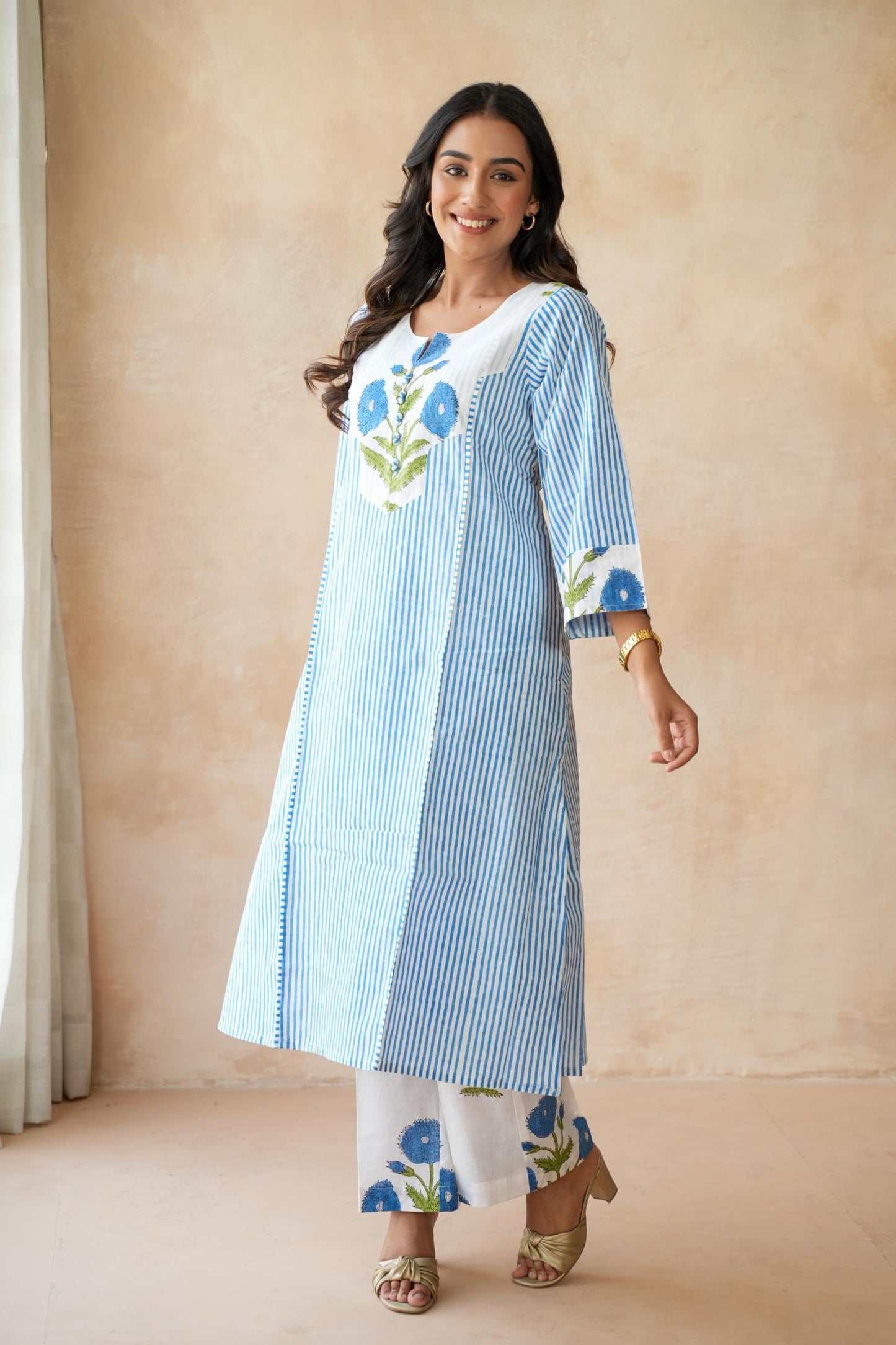 Neel kamal Blue Kurta Set