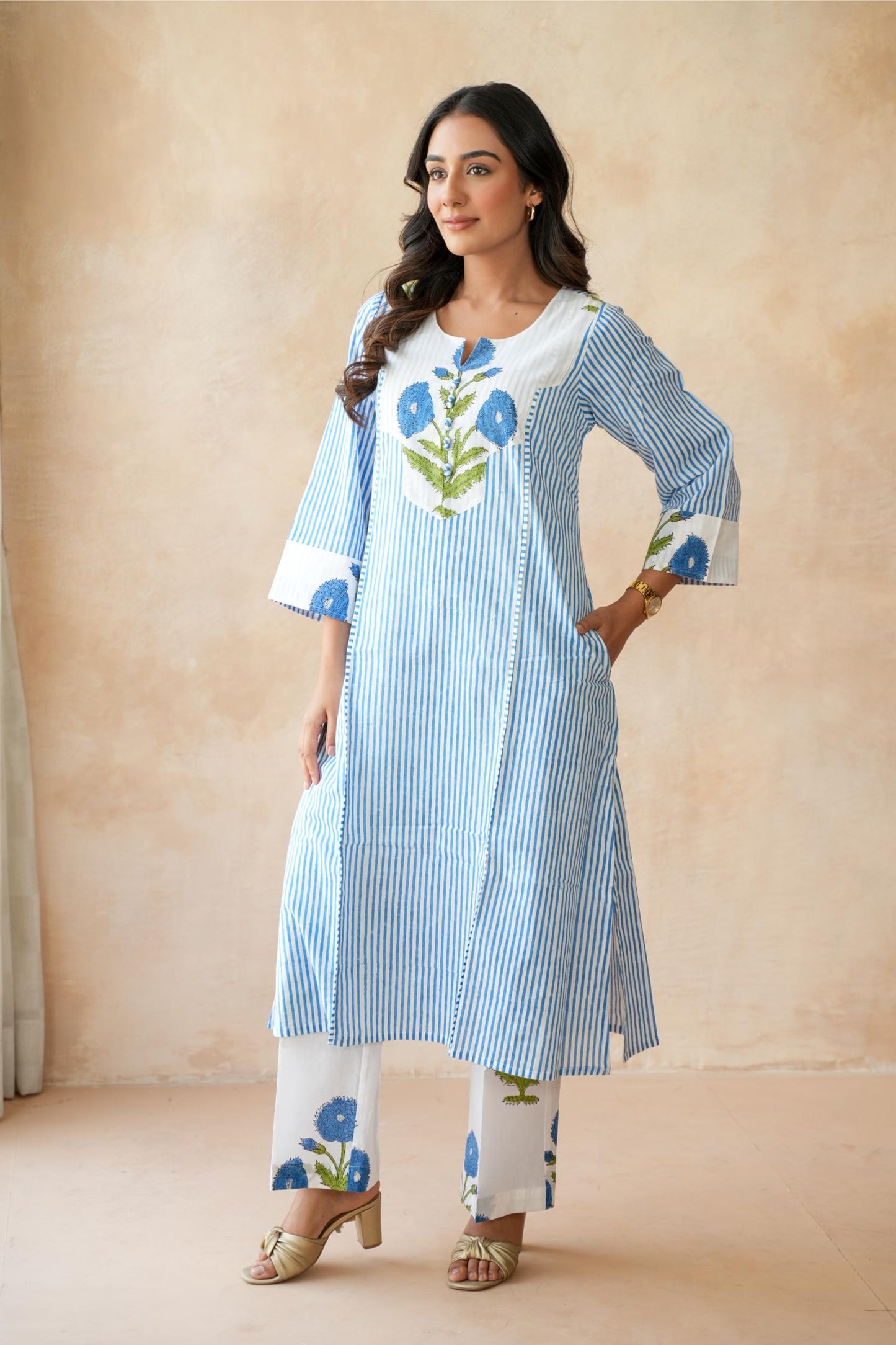 Neel kamal Blue Kurta Set