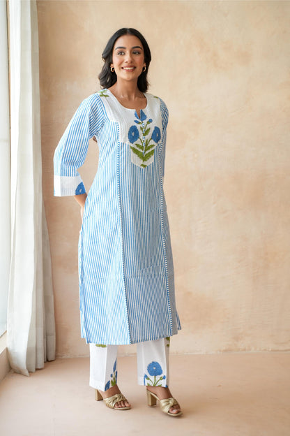 Neel kamal Blue Kurta Set