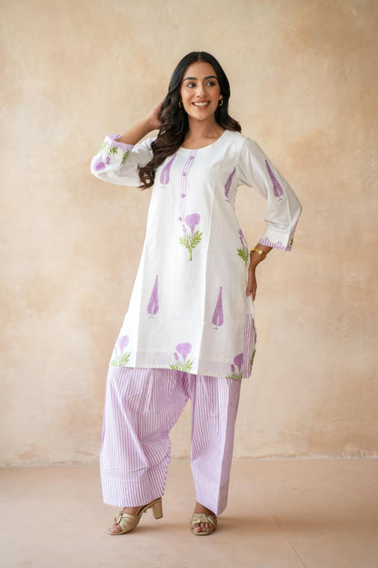 Firoza Farshi Kurta Set