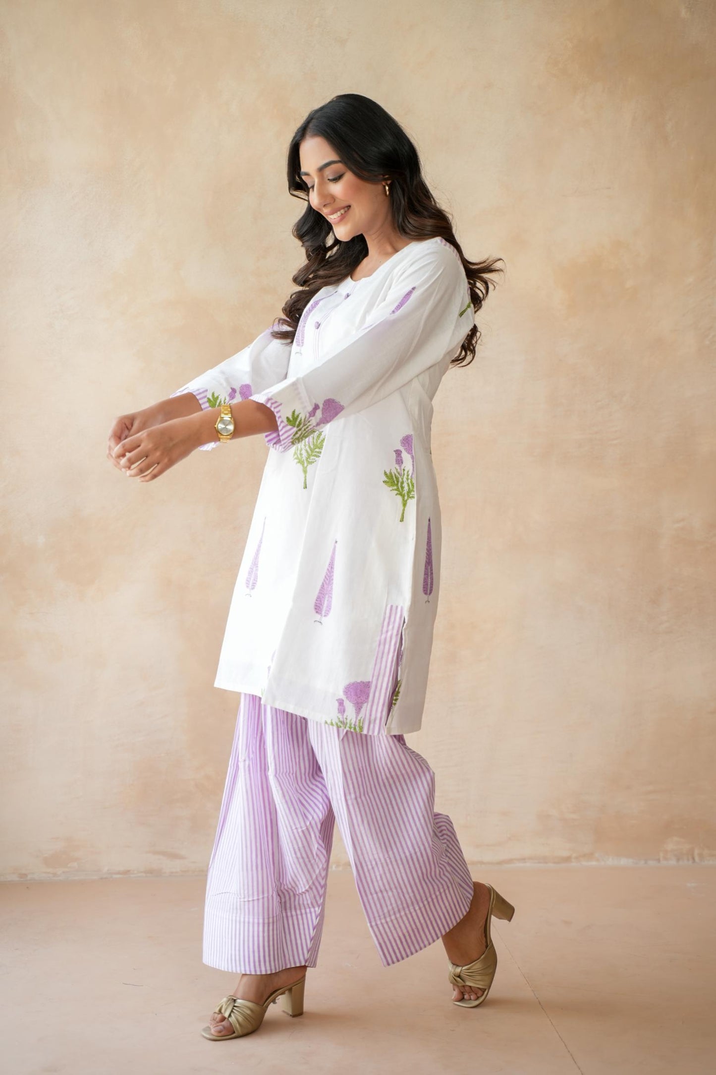 Firoza Farshi Kurta Set