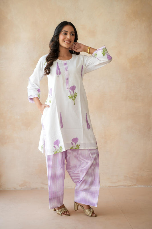 Firoza Farshi Kurta Set